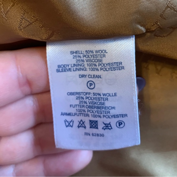 Camel Land’s End Pea Coat | Size 14P - Picture 10 of 13